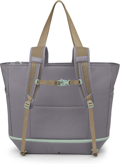 Osprey Daylite Large Tote Weekend Pack - Shoulder or Backpack Carry with Laptop Sleeve & Shoe Compartment, Torrent Blue