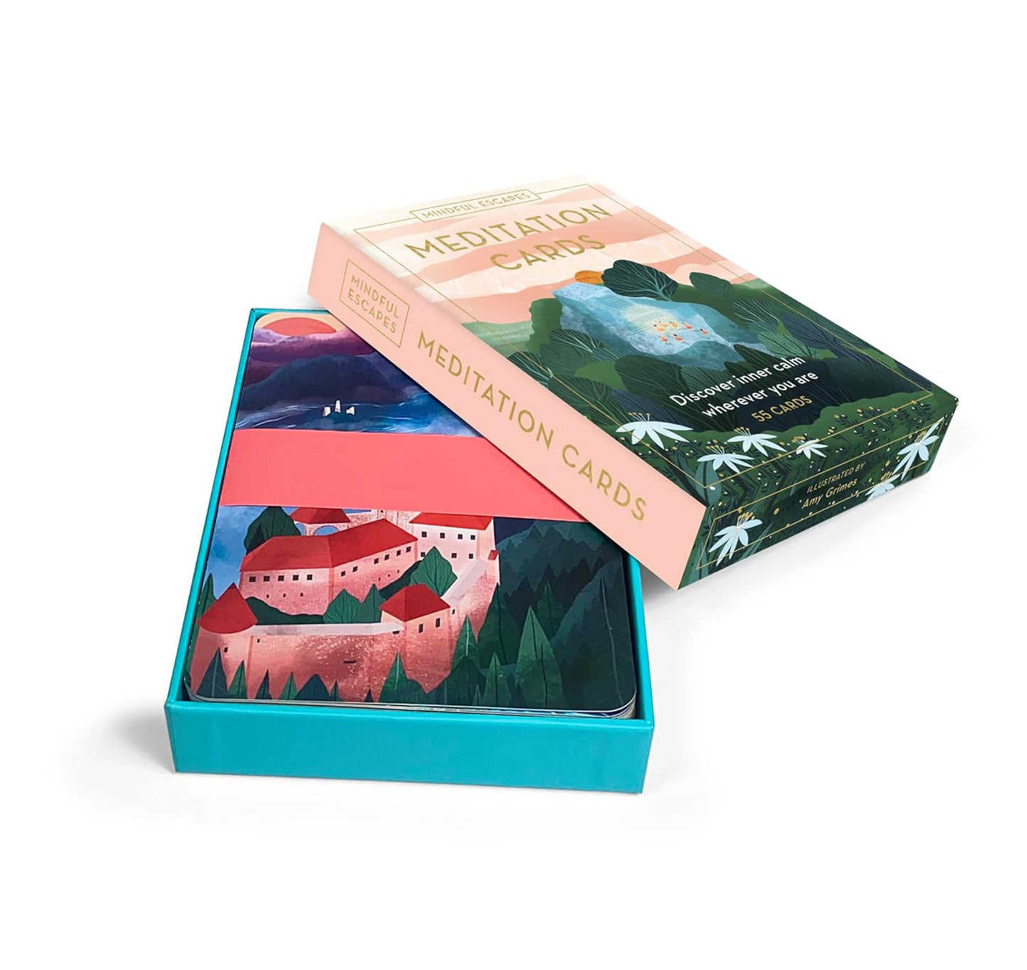 Mindful Escapes Meditation Cards: Discover inner calm wherever you are - 55 cards (Inspired Traveller's Guides)