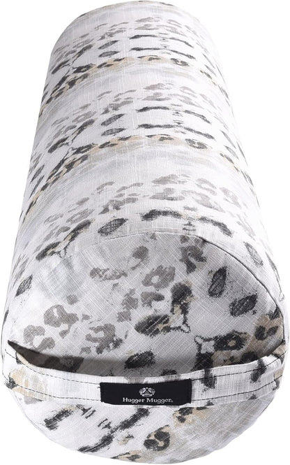 Hugger Mugger Round Yoga Bolster - Firm Round Shape, Higher Profile, Great Under Knees, Soft Support, Handmade in The USA