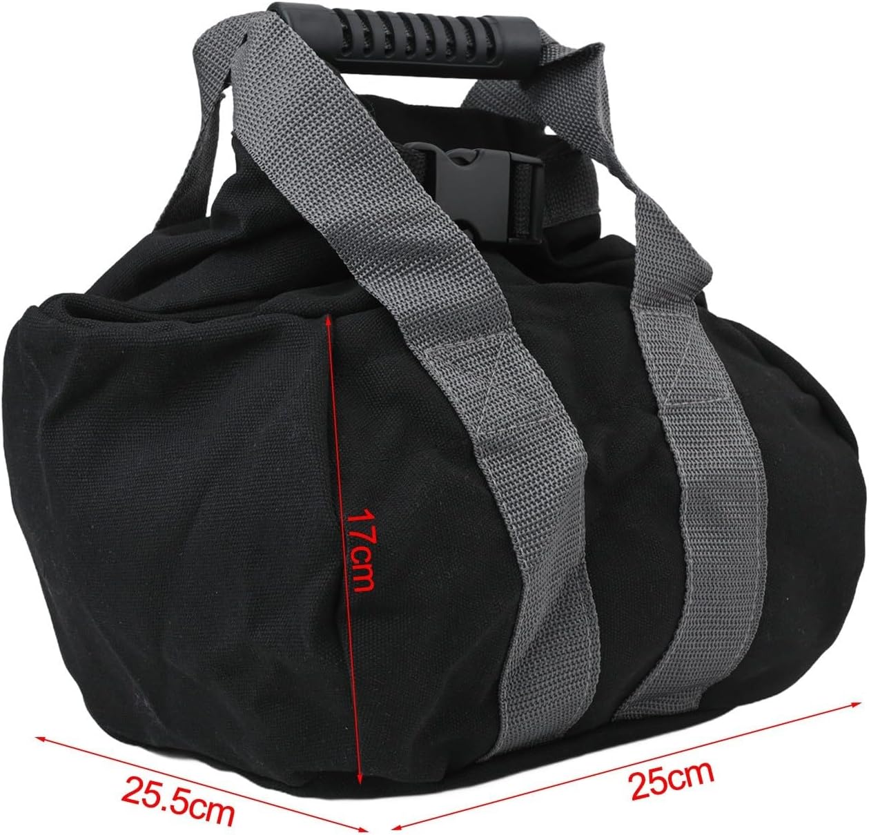 Adjustable Canvas Kettlebell Sandbag with Ergonomic Handle,for Fitness Strength Training Yoga Home Gym Workouts Supports 0-35 lb