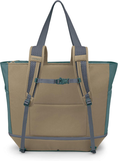 Osprey Daylite Large Tote Weekend Pack - Shoulder or Backpack Carry with Laptop Sleeve & Shoe Compartment, Torrent Blue