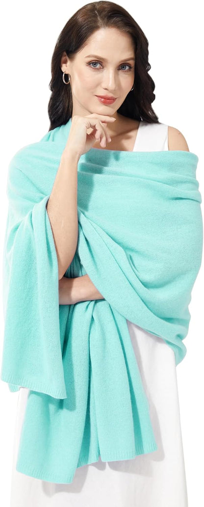 Soft Cashmere Blend Wrap Chic Scarf Stole for Women Wayfarer Travel Extra Large 87"x28" - Colors B