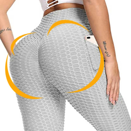 JGS1996 Butt Lifting Leggings for Women Tummy Control Workout Yoga Pants High Waisted Scrunch Booty Gym Tights
