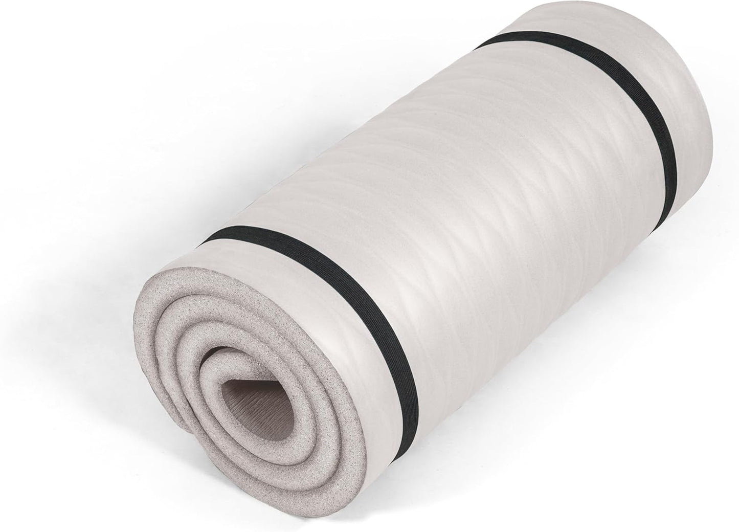 Tone Fitness 1-Inch Thick Yoga Mat | High-Density, Non-slip Exercise Mat with Carrying Strap for Yoga, Pilates, & Home Gym Workouts | Multiple Options
