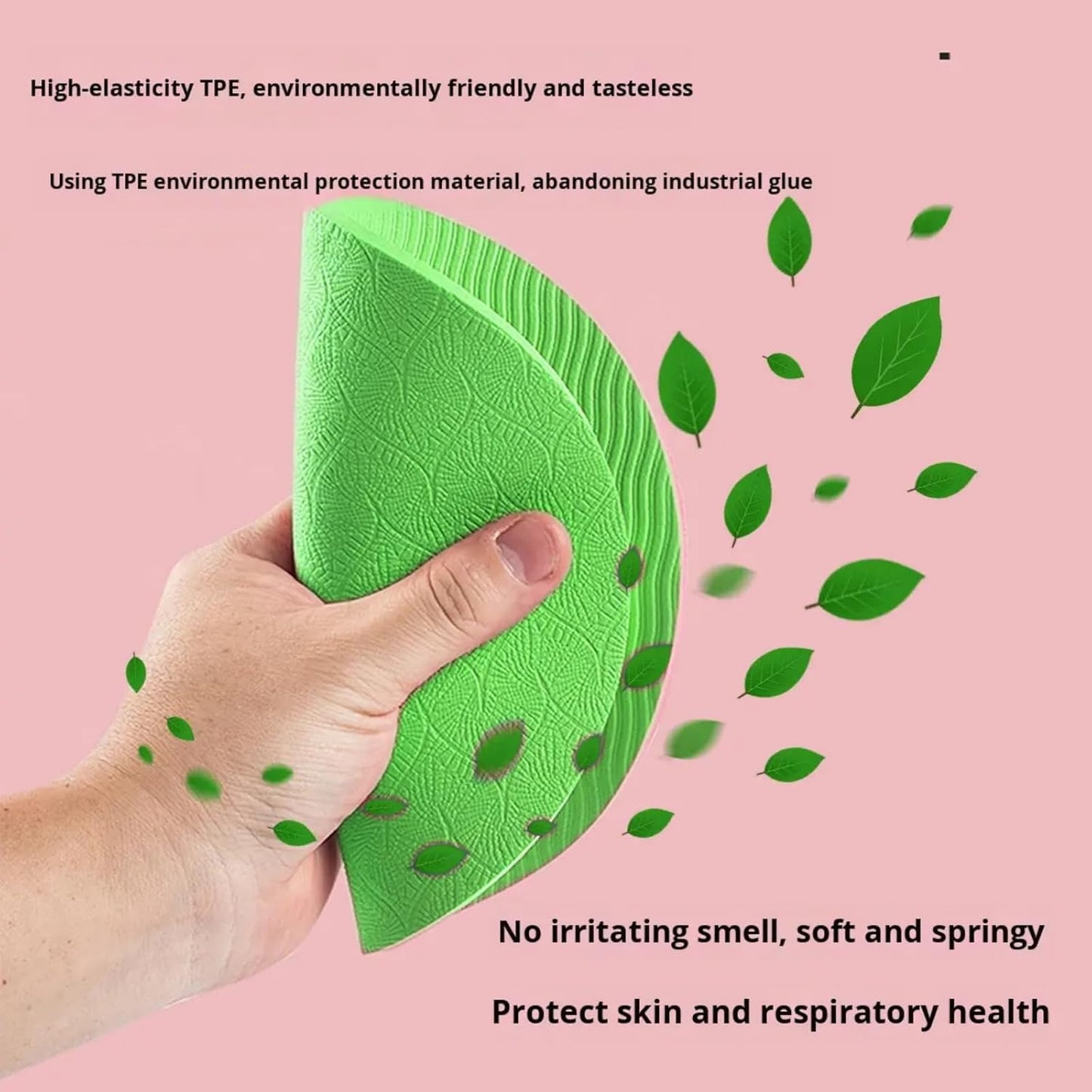2-piece set yoga knee pads and exercise mats - super thick anti slip support for thick boards, gardening, push ups, knees, Pilates, and floor exercises - knees, elbows, wrists