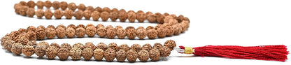 Amazing Gemstone 108 Beads Handmade Mala (Knotted, Rudraksha) - Colors A