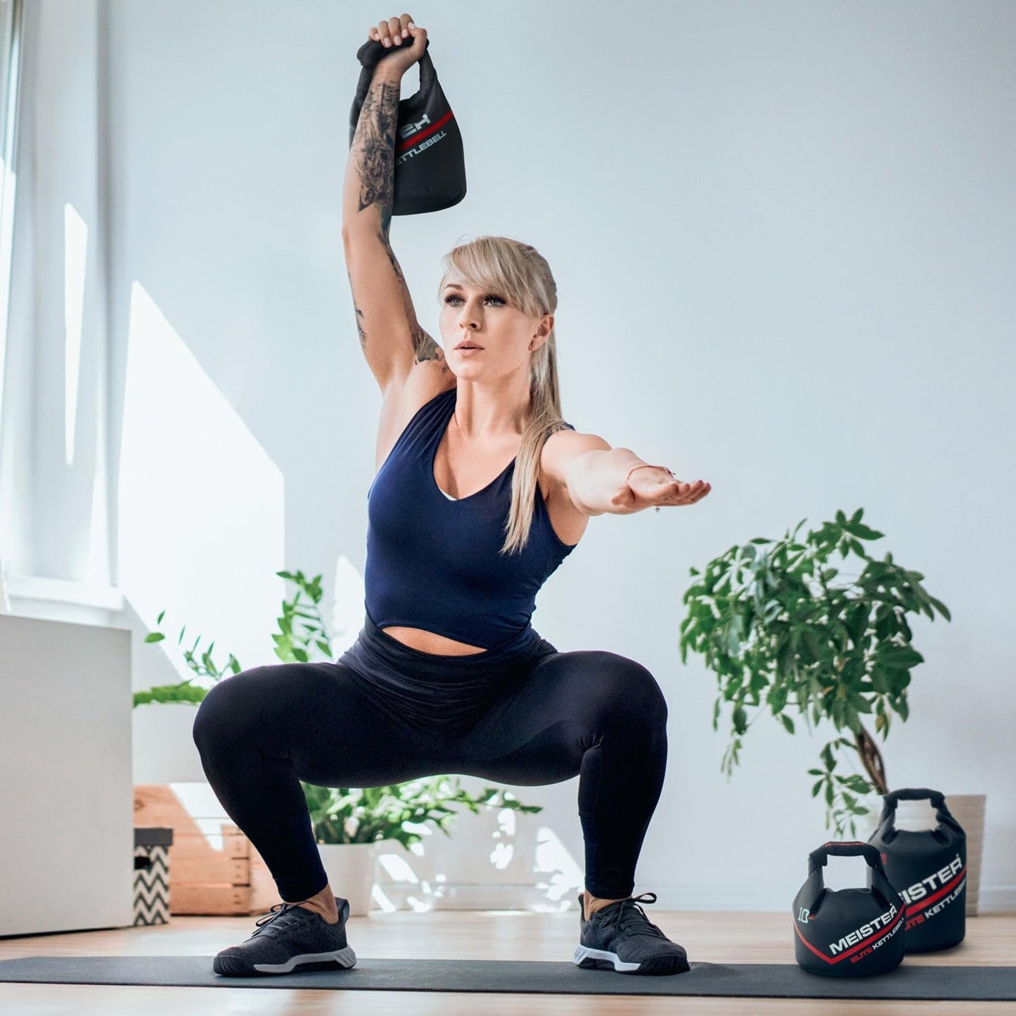 Meister Elite Portable Sand Kettlebell - Soft Sandbag Weight