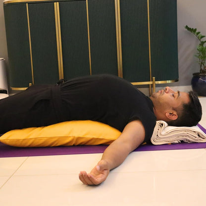 Yoga Pillow, Yoga Pillow for Meditation Practices, Versatile Meditation Bolster, Comfortable Floor & Kneeling Pillow, Iyengar yoga pilow - Comfort for Every Practice
