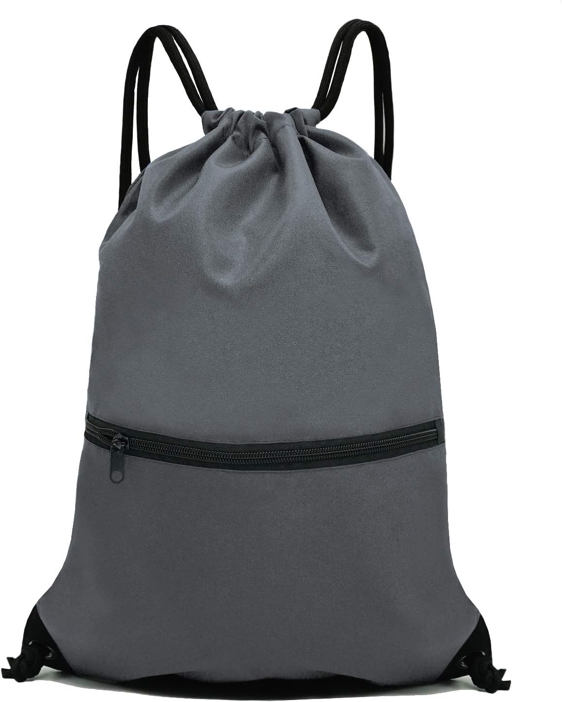 HOLYLUCK Drawstring Backpack Bag Sport Gym Sackpack - Colors B