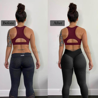 JGS1996 Butt Lifting Leggings for Women Tummy Control Workout Yoga Pants High Waisted Scrunch Booty Gym Tights