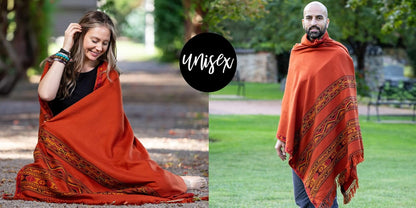Meditation Shawl or Blanket, Exotic Shawl/Wrap, Oversize Scarf or Stole. Unisex