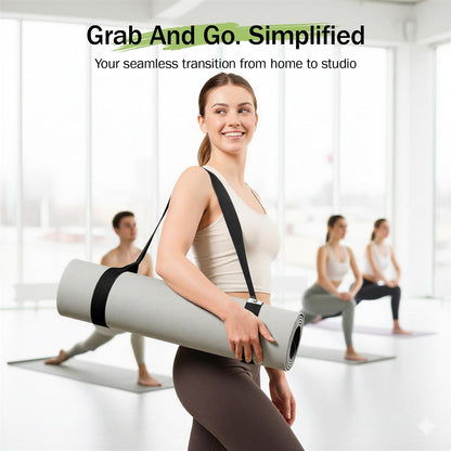 Slim Panda 2-Pack Yoga Mat Straps, Adjustable Yoga Mat Straps, Yoga Mat Storage Straps (Yoga mat not included)