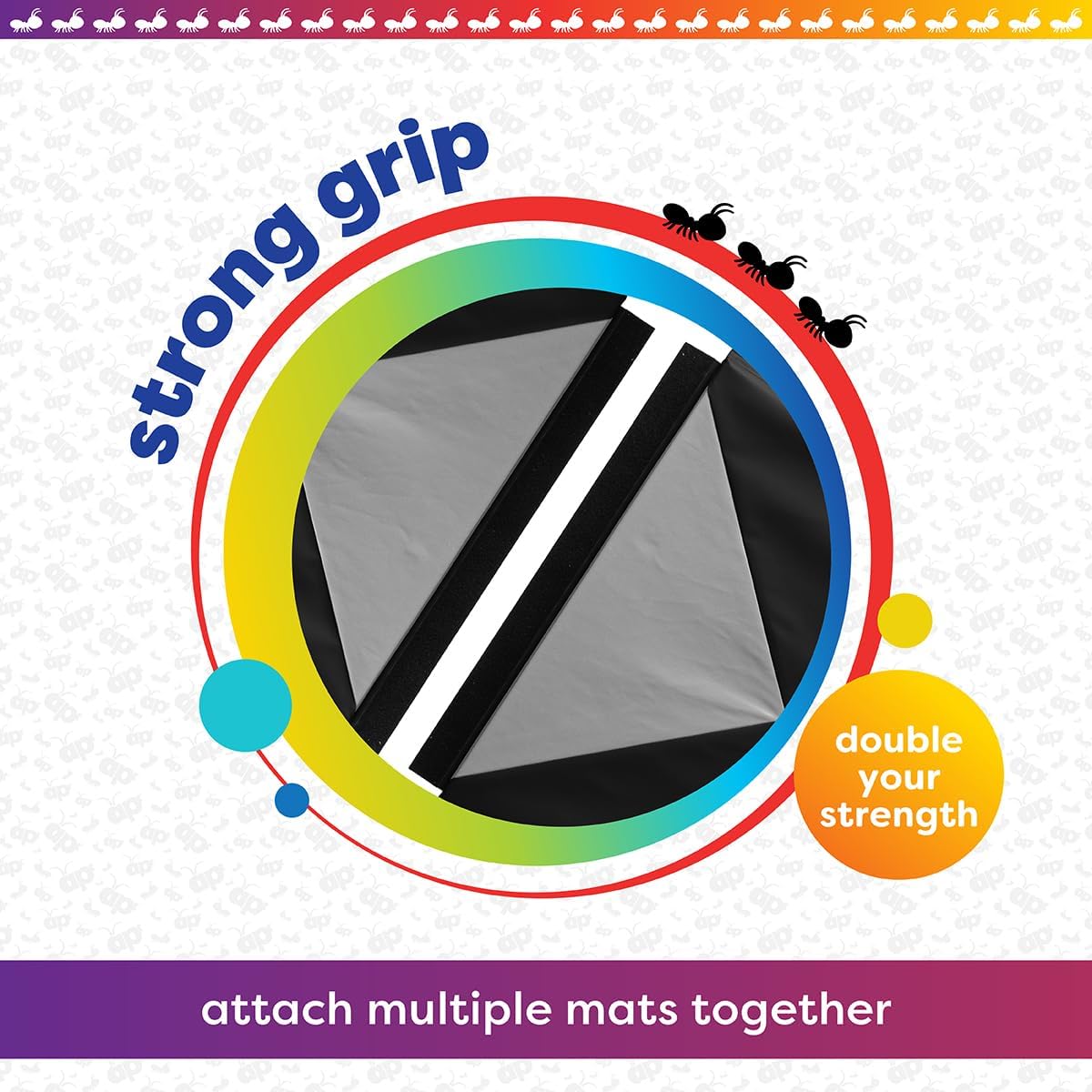 Antsy Pants Tumbling Mat for Kids – Gymnastics Mat, Easy to Clean, Sturdy, Foldable Tumbling Mats, Padded, Lightweight, Portable, Gymnastics Equipment for Active Play