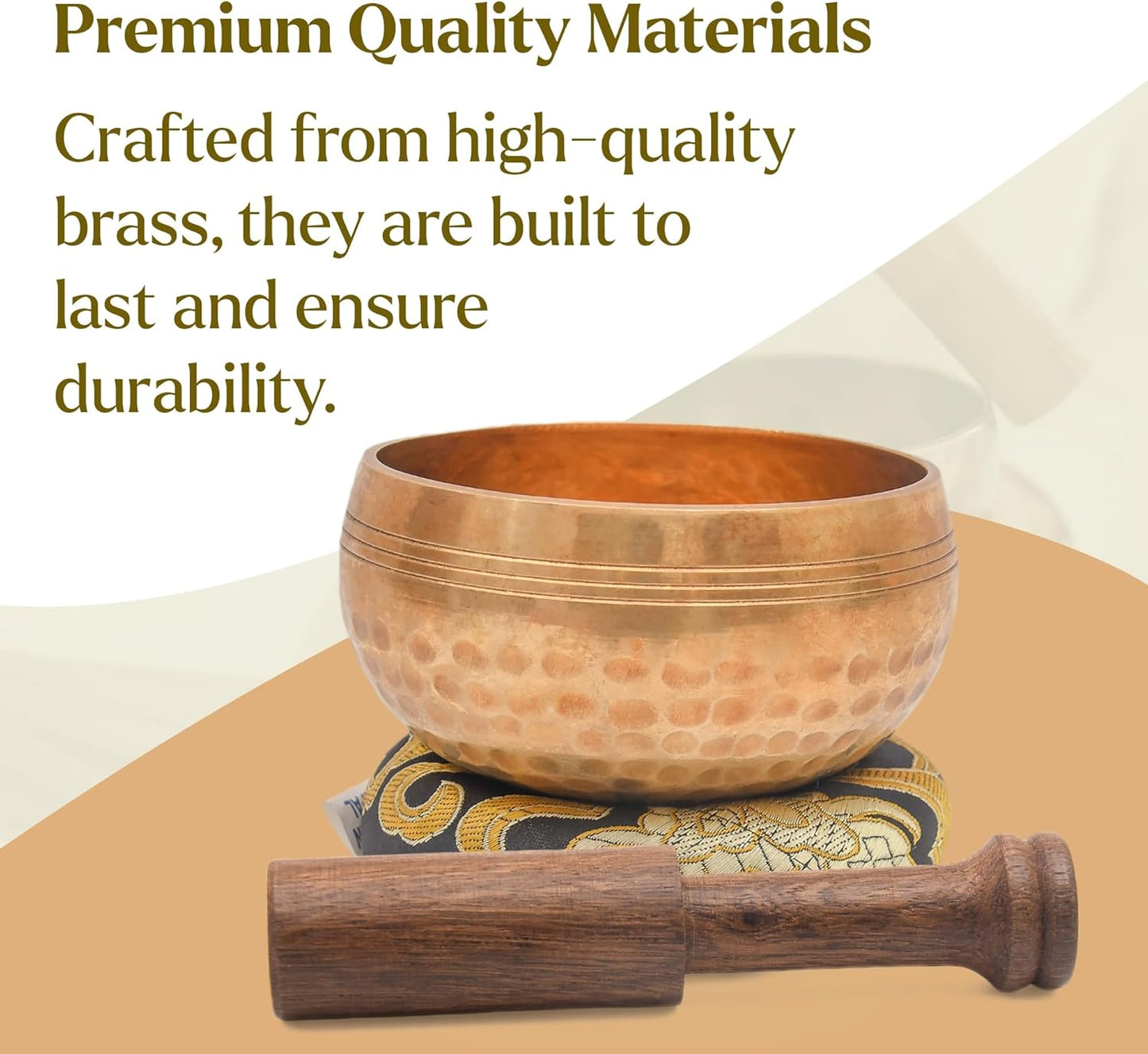 Tibetan Singing Bowl Set - Authentic Cuencos Tibetanos for Sound Healing, Meditation & Chakra Balancing - Includes Cushion, Mallet-Unique Spiritual Gifts for Women and Men (7 Chakra Hand Hammered Set)