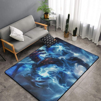 Comfortable Memory Foam Area Rugs with Anti-Skid Rubber Backing, Gold Freemason Freemasonry Masonic Yoga Mat Indoor Entryway Mat for Bedroom Livingroom Sitting Room Home Art