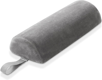 Saloniture Half Round Neck Massage Table Bolster Pillow Pad - 13 x 6 x 3 Inch - Black