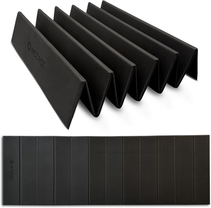 Folding Yoga Mat, TPE Folding Yoga Mat, Foldable Exercise Mat for Yoga, Pilates, Floor Workouts, Compact Design, Travel Friendly, Ideal for Home & Gym, Knee pad, Kneeling pad, No Roll Mat