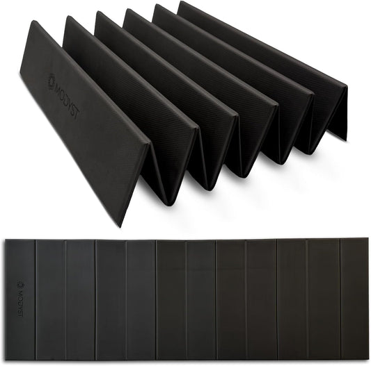 Folding Yoga Mat, TPE Folding Yoga Mat, Foldable Exercise Mat for Yoga, Pilates, Floor Workouts, Compact Design, Travel Friendly, Ideal for Home & Gym, Knee pad, Kneeling pad, No Roll Mat