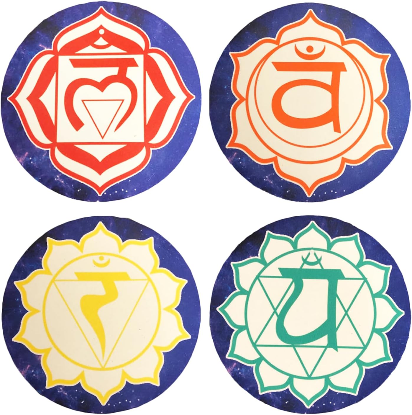 FMTY Crystal Singing Bowls Mat, Round singing bowls Mat Washable healing bowl cusion, Non-Slip Floor Mat Suitable for Sound Bowl Set, 52"Round (52")