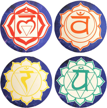 FMTY Crystal Singing Bowls Mat, Round singing bowls Mat Washable healing bowl cusion, Non-Slip Floor Mat Suitable for Sound Bowl Set, 52"Round (52")