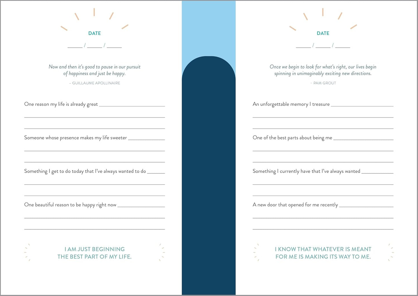 The 5-Minute Gratitude Journal: Give Thanks, Practice Positivity, Find Joy