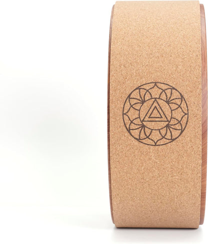 Yoga Wheel Stretching Prop – Designed to improve flexibility, support backbends, and deepen poses for the back, shoulders, and chest.