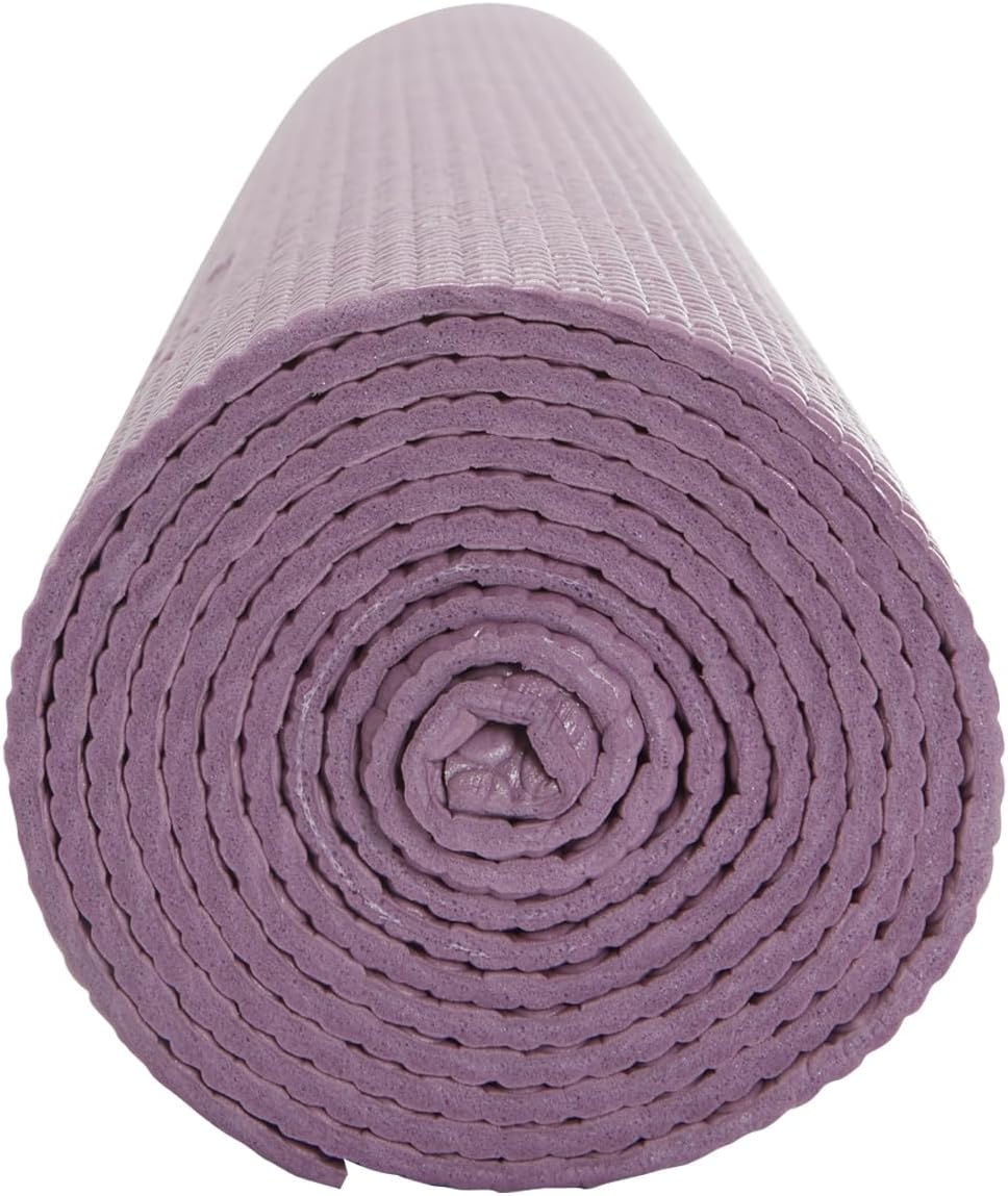 Everyday Yoga Deluxe Mat, Spacious 72"x24" Non-Slip Yoga Mat for Comfortable Home Workouts, 3-5mm Extra Thick