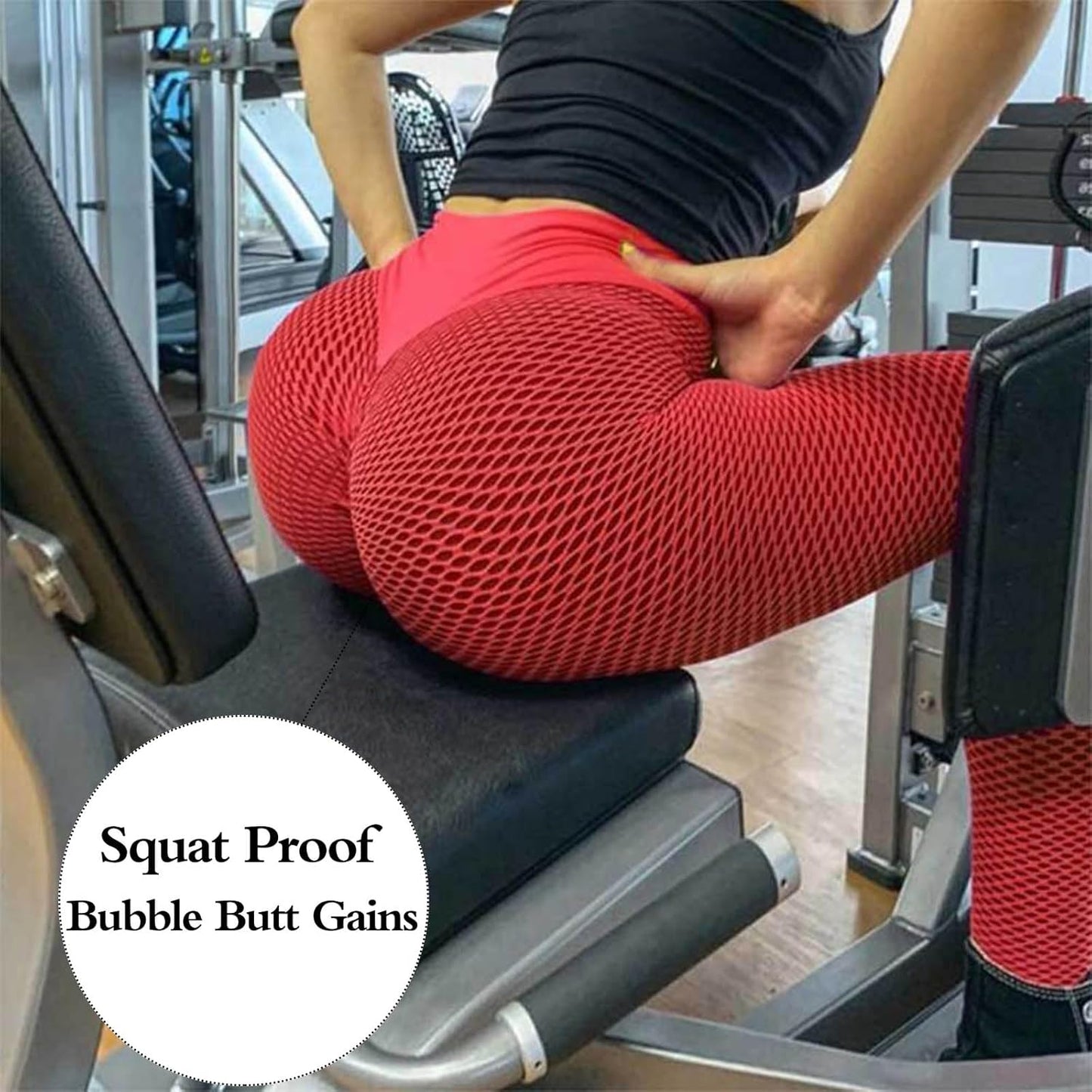 JGS1996 Butt Lifting Leggings for Women Tummy Control Workout Yoga Pants High Waisted Scrunch Booty Gym Tights