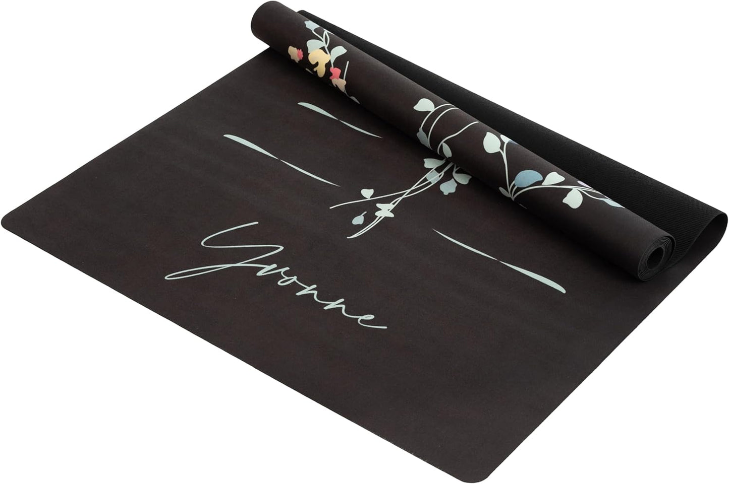 Yvonne Hummingbird Harmony Travel Yoga Mat - Ultra Thin 1/16” (1.5mm), Lightweight, Foldable & Non-Slip, Eco-Friendly Natural Rubber for Travel & Home + Free Carrying Strap