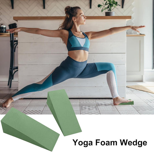 Yoga Foam Wedge, Yoga Wedges Block, Foams Slant Board, Professional Height FoamWedge for Exercise, Weightlifting Calf Stretcher SlantBoard, Foam Incline Slant Board, for Yogas