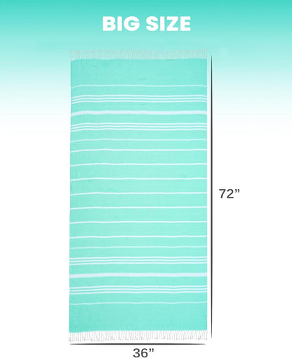 Turkish Beach Towels Vacation Essentials Yoga Blanket Pool Workout Towel Oversized Sand Free Quick Dry Lightweight Meditation Supplies Mat Cover Surf Boat River Float Accessories Gym Excise Stuff