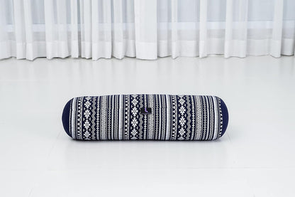 Leewadee Small Yoga Bolster – Shape-Retaining Cervical Neck Roll, Tube Pillow for Comfortable Reading, Kapok Filling, 22 x 6 x 6 inches