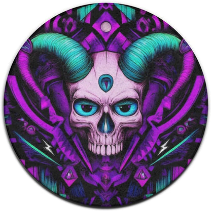 Home Decor Non Slip Kitchen Office Circle Rug, Machine Washable Modern Round Area Rug, Room Sofa Yoga Soft Round Carpet Purple Galaxy Trippy Space Astronaut Art, 36inch