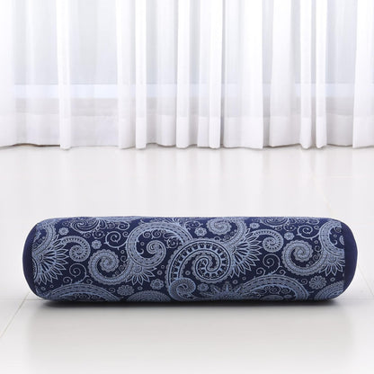 Leewadee Small Yoga Bolster – Shape-Retaining Cervical Neck Roll, Tube Pillow for Comfortable Reading, Kapok Filling, 22 x 6 x 6 inches