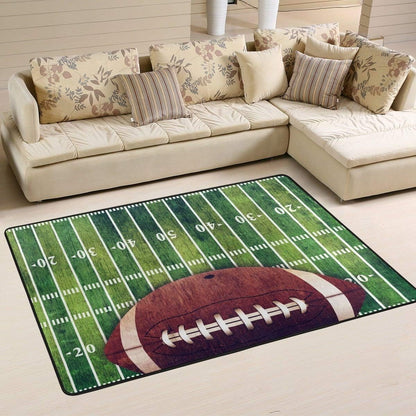 Sport Baseball Lace Non Slip Area Rug for Living Dinning Room Bedroom Kitchen, 5' x 7'(58 x 80 Inches), Sport Nursery Rug Floor Carpet Yoga Mat
