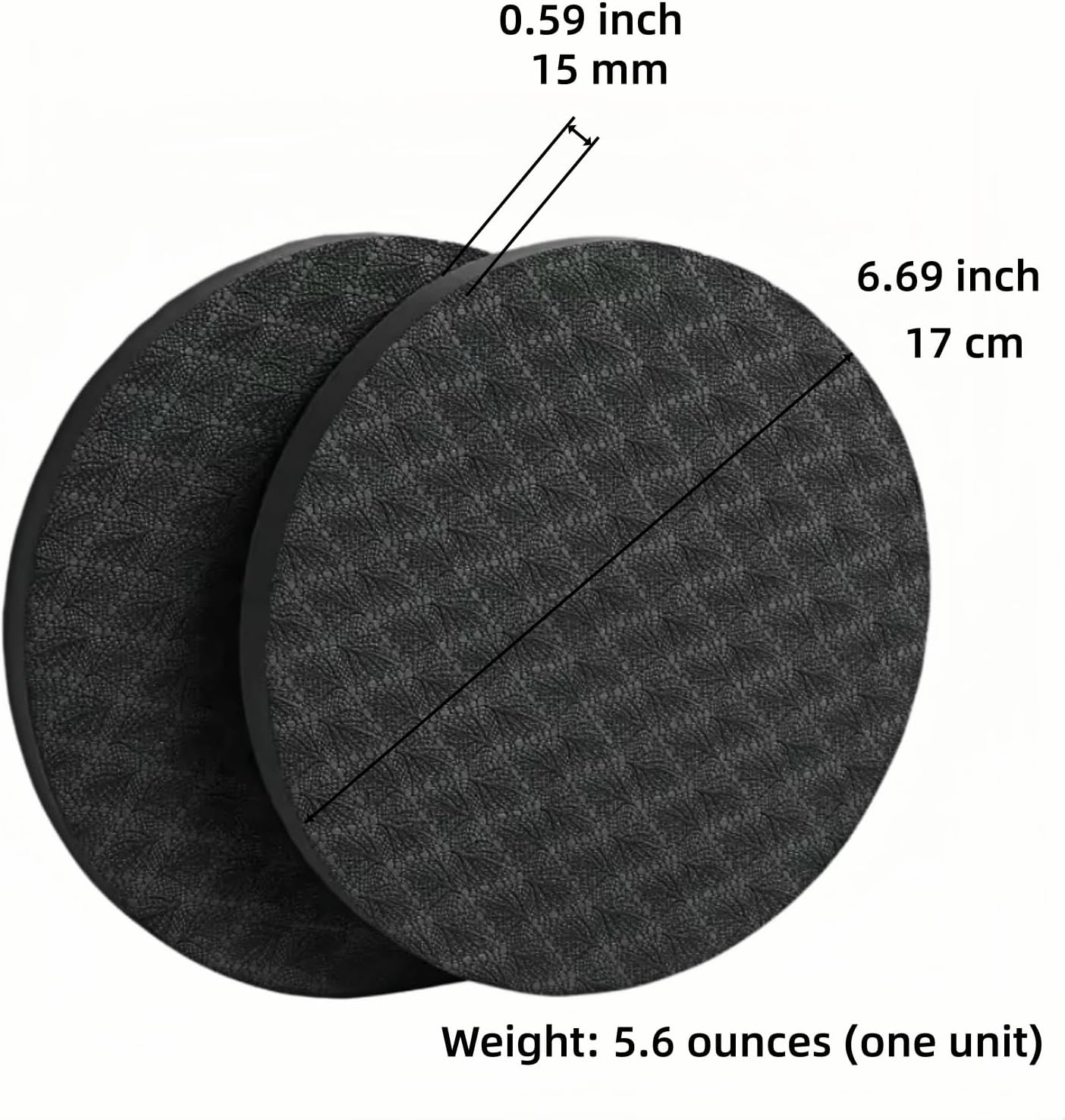 2-piece set yoga knee pads and exercise mats - super thick anti slip support for thick boards, gardening, push ups, knees, Pilates, and floor exercises - knees, elbows, wrists