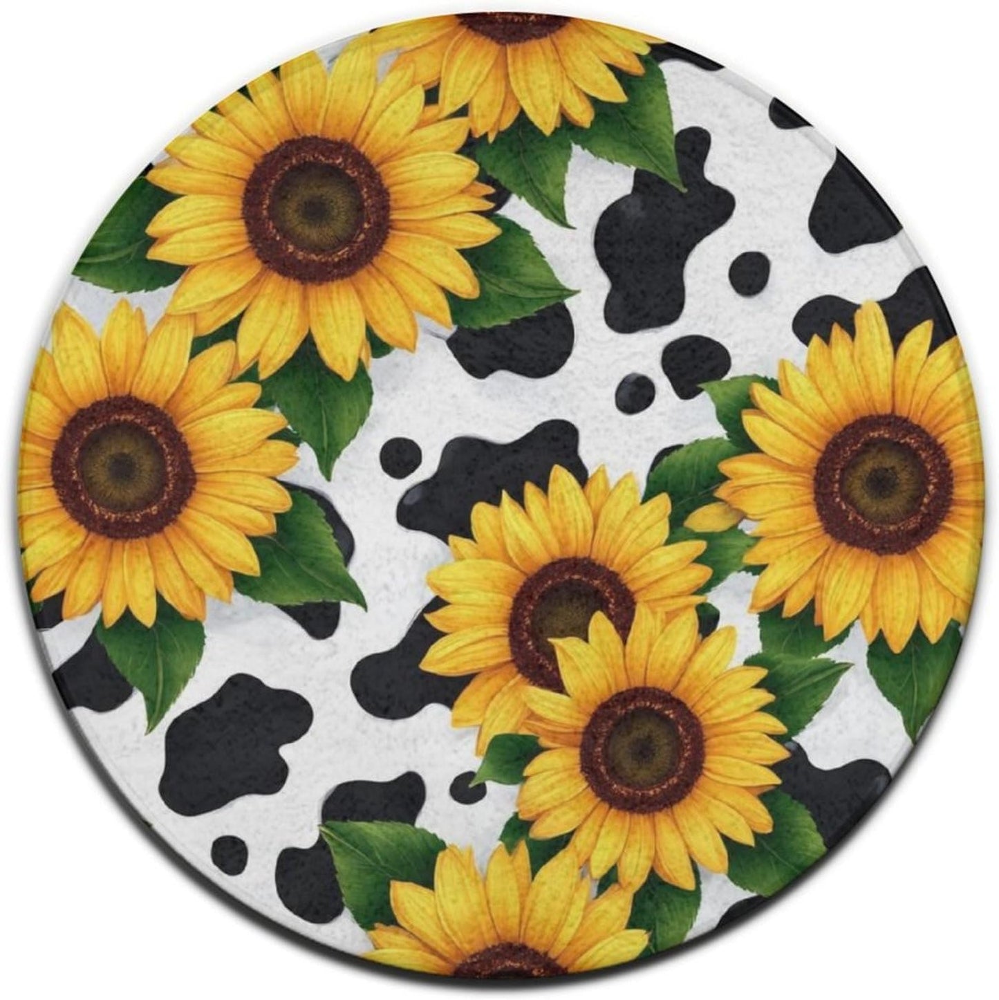 Room Sofa Yoga Soft Round Carpet, Home Decor Non Slip Kitchen Office Circle Rug, Machine Washable Modern Round Area Rug Beach Turtles, 60inch