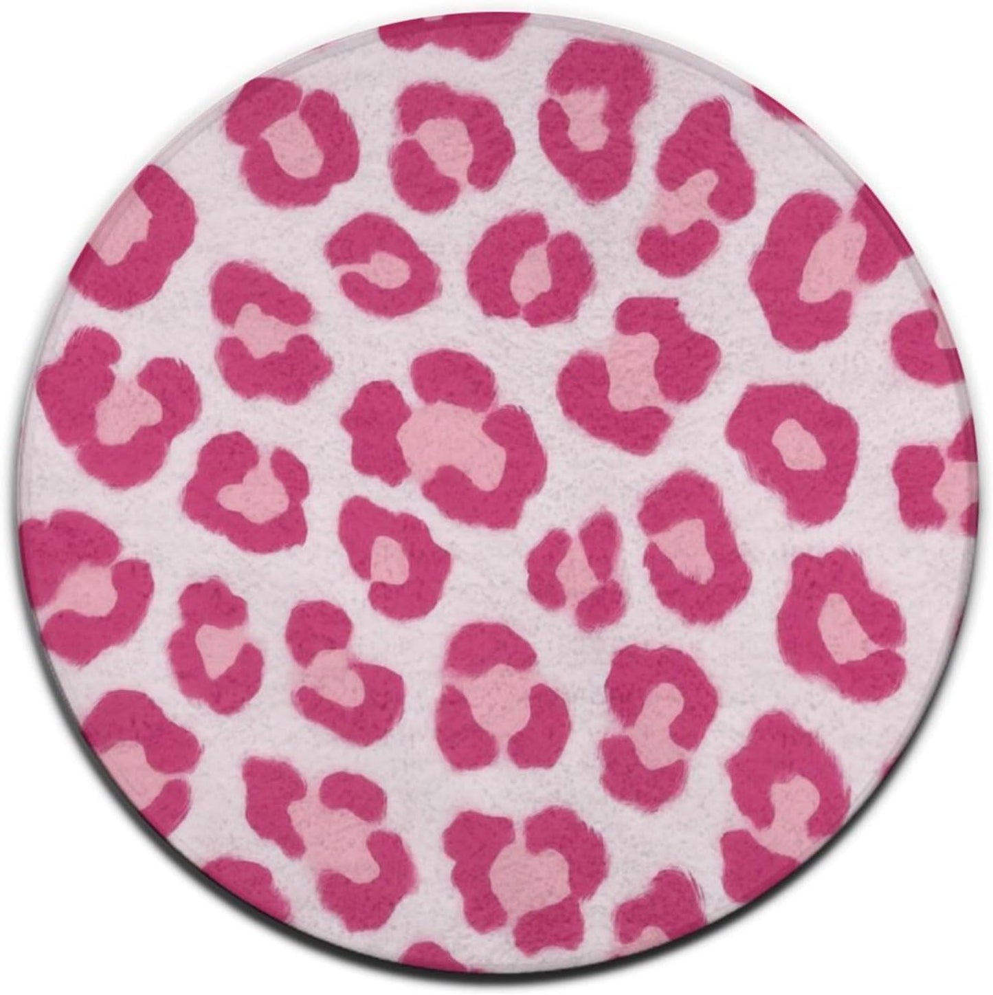 Soft Round Yoga Carpet, Office Chair Decor Round Mat for Carpet and Hardwood Floors Purple Butterfly