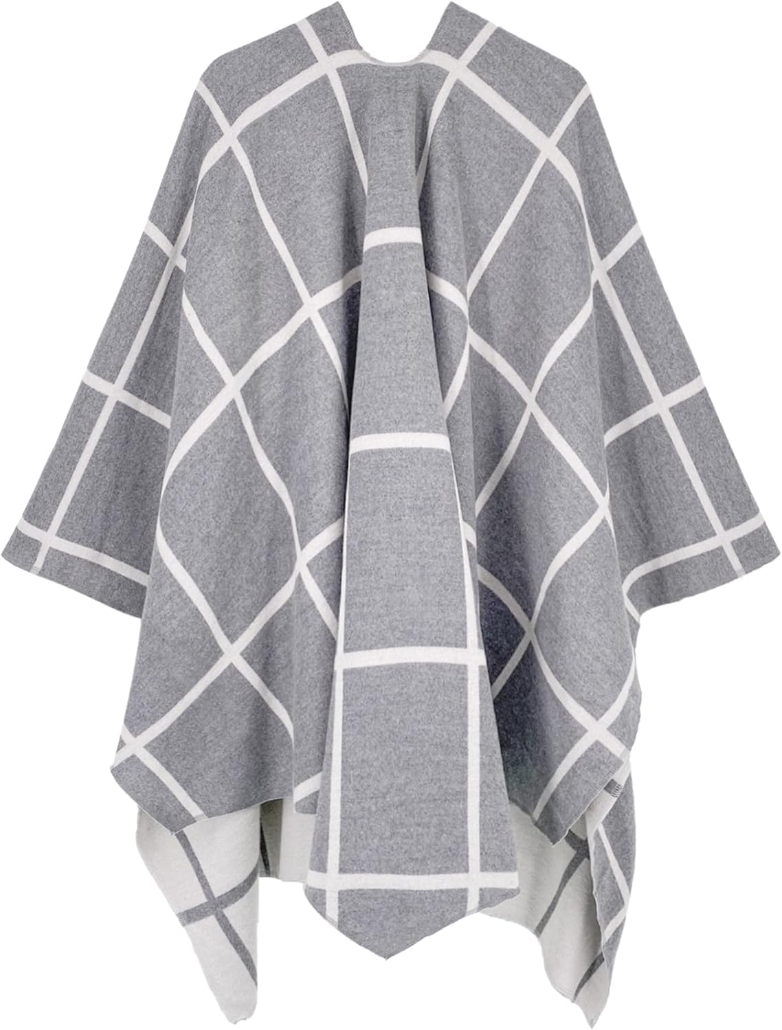 Moss Rose Women's Shawl Wrap Poncho Ruana Cape Open Front Cardigan Shawls for Spring Fall Winter