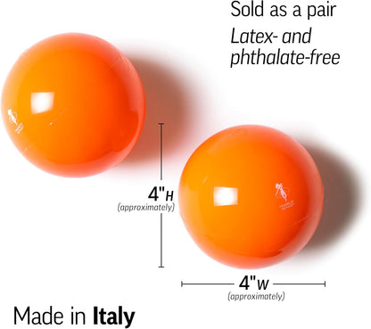 OPTP Franklin Method Smooth Ball Set - Adjustable Firmness Massage Roller Ball Set for Back and Neck Massage - Gentle Deep Muscle Relief for Sensitive Soft Tissue
