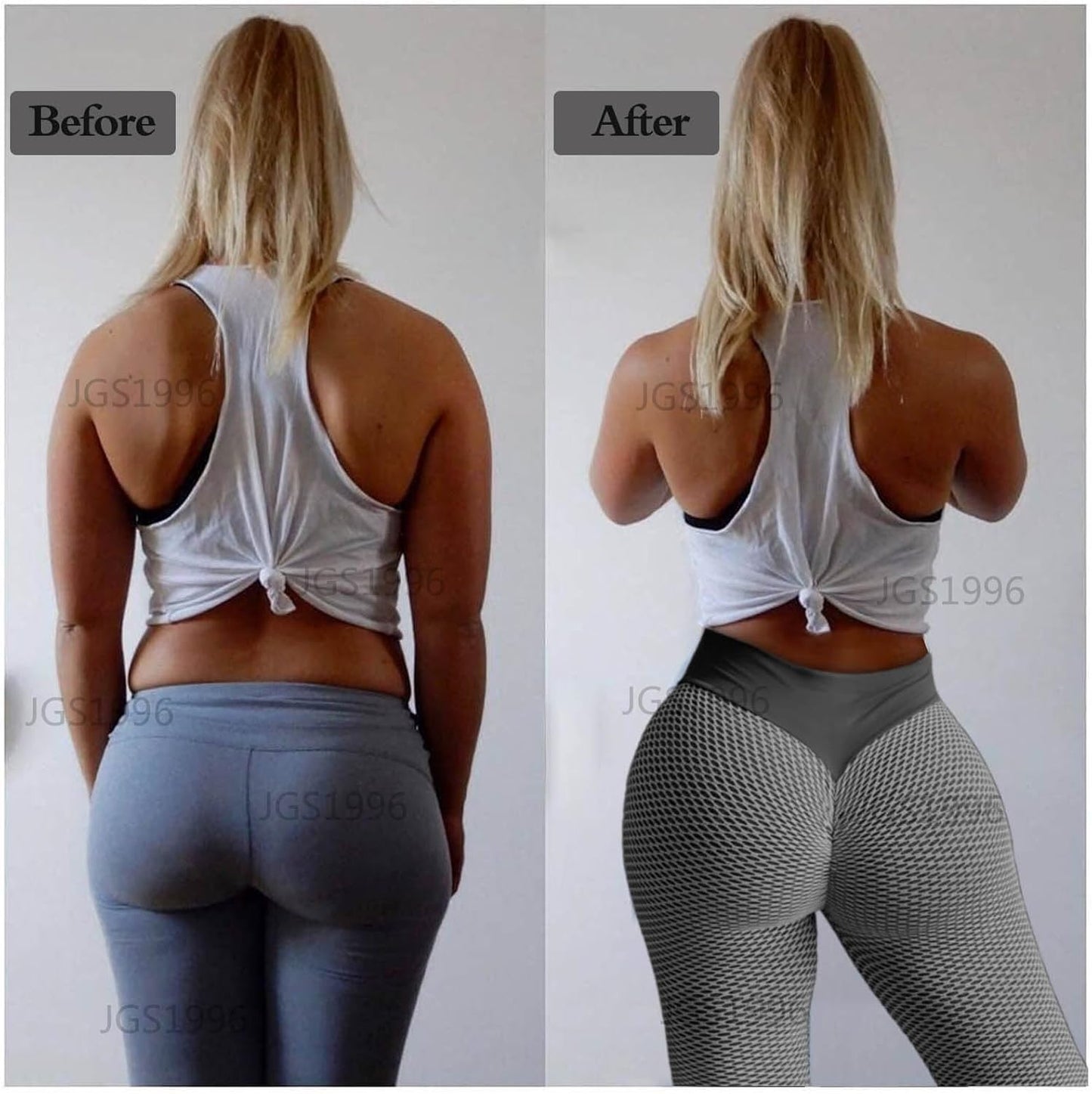JGS1996 Butt Lifting Leggings for Women Tummy Control Workout Yoga Pants High Waisted Scrunch Booty Gym Tights