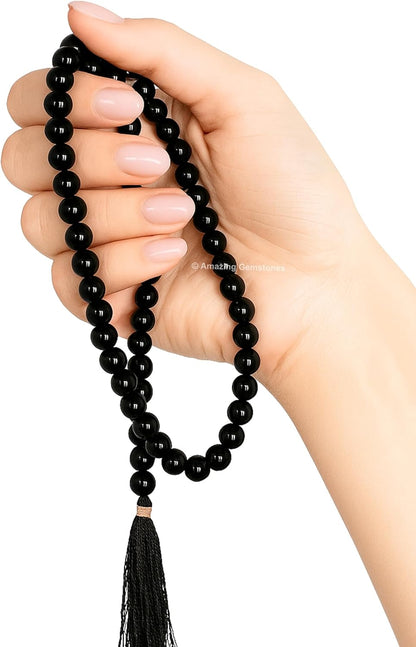 Amazing Gemstone 108 Beads Handmade Mala (Knotted, Rudraksha) - Colors A
