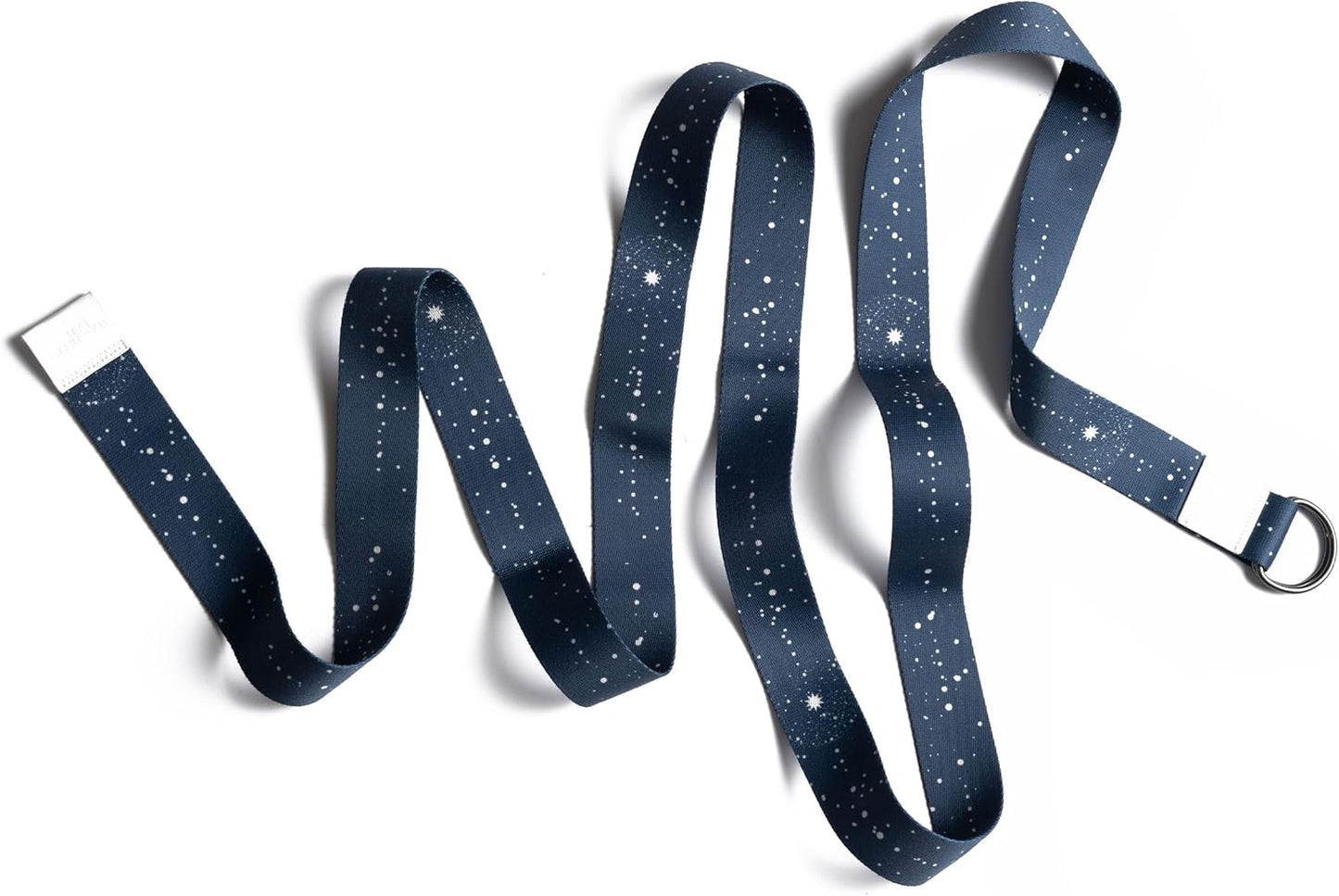 yogadesignlab | The Yoga Strap | Luxurious, Extra Long, Super Soft, Eco Printed | Studio Quality, Adjustable | Safely Stretch Further and Hold Longer | 8 ft Long