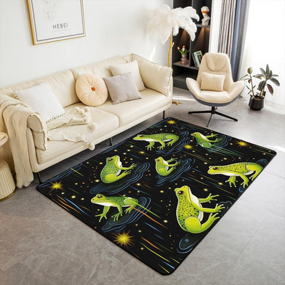 jejeloiu Yoga Chakras Area Rug 5x7, Boho Mandala Rugs for Living Room Bedroom for Kids Boys Girls Room Decor, Yoga Lover, Rainbow Chakras Indoor Floor Mat