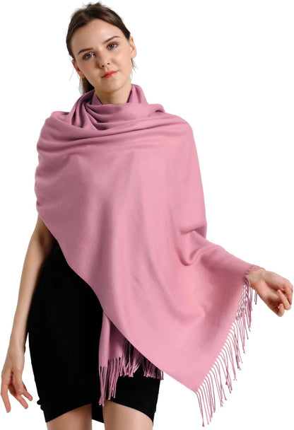 Pashmina Scarf and Shawl - Soft Women Pashminas Wrap for Wedding Evening Party dresses