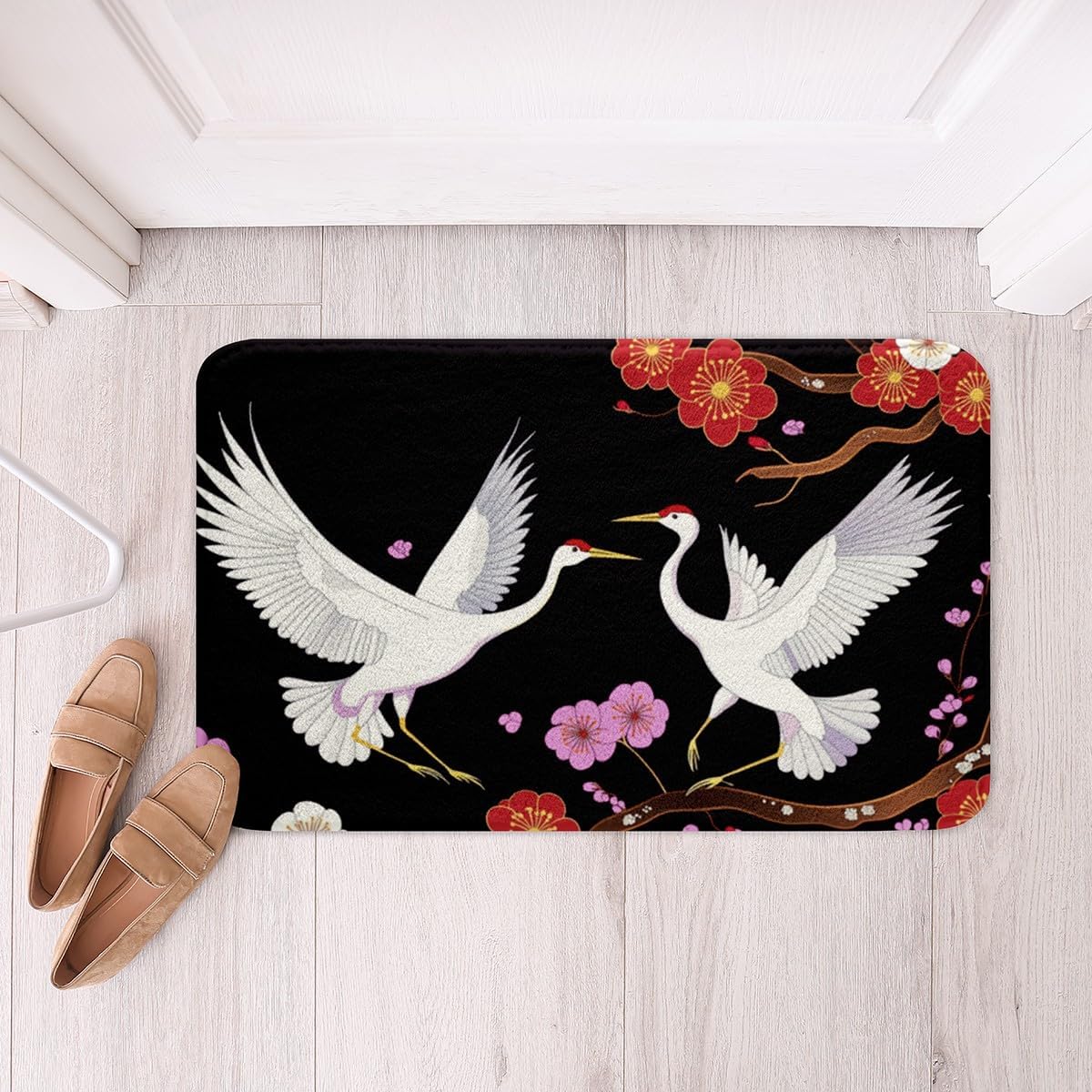 Erosebridal Yoga Bathroom Rugs Gradient Bath Mat,Meditation 20"X 32" Doormats Floor Mats for Kids Boys Girls Teens Lotus Art Non Slip Bath Rug