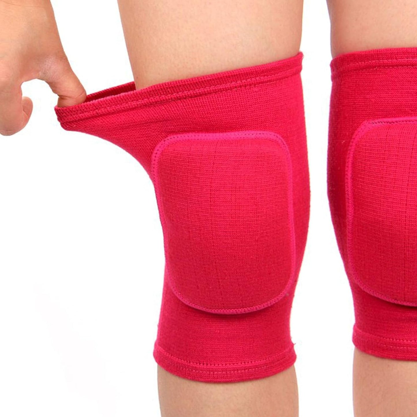 Anti slip sponge, soft and breathable men's, women's, girls', and children's black knee pads suitable for sports scenes such as volleyball, football, dance, yoga, wrestling, running, cycling, etc (Black, Large)