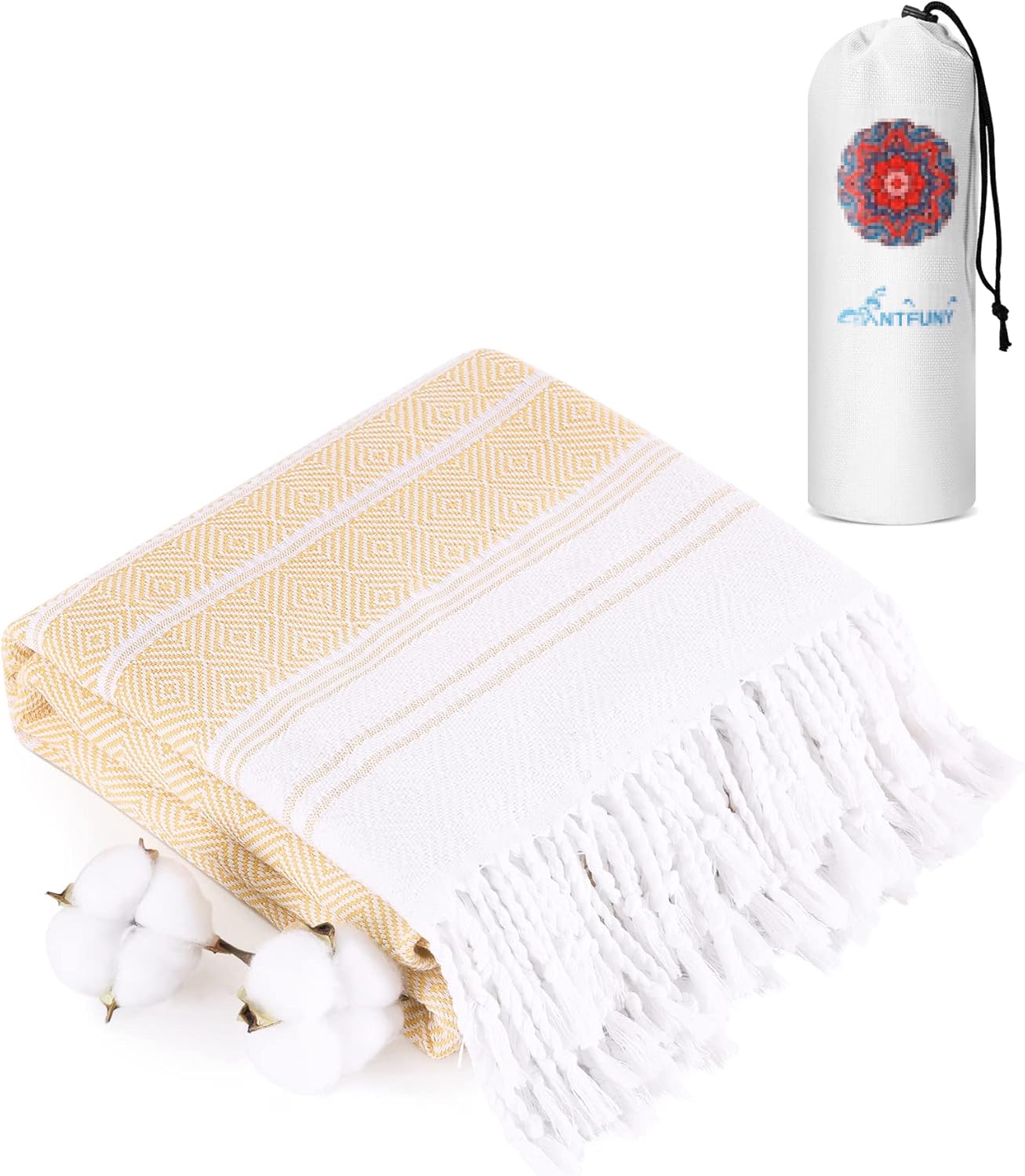 Antfuny Turkish Beach Towels Vacation Essentials Quick Dry Sand Free Oversized Bath Pool Swim Towel Extra Large XL Blanket Adult Travel Cruise Accessories Must Haves Clearance Stuff Necessities - Colors B