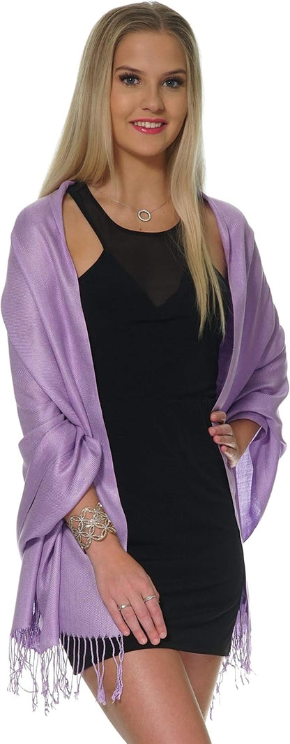 Pashmina Shawls and Wraps for Evening Dresses, Large Soft Pashminas Wedding Shawl
