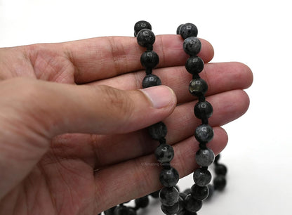 Amazing Gemstone 108 Beads Handmade Mala (Knotted, Rudraksha) - Colors A